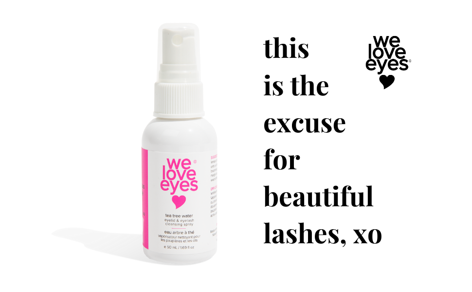 TEA TREE WATER CLEANSING SPRAY WE LOVE EYES 