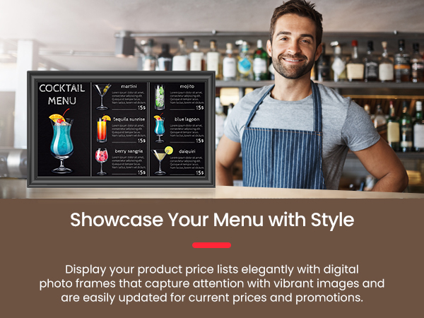 Showcase Your Menu with Style