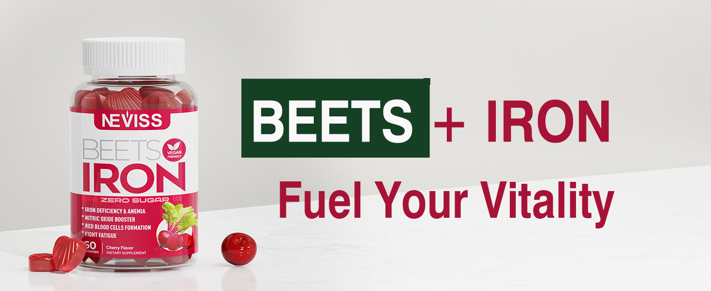 beet root iron gummies