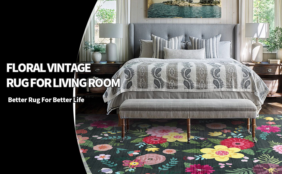 HOMBYS 8x10ft Floral Vintage Area Rug for Living Room and Bedroom 4132d5ab A3e5 49c1 9ae9 A1948a378bc4. CR0,0,970,600 PT0 SX970 V1