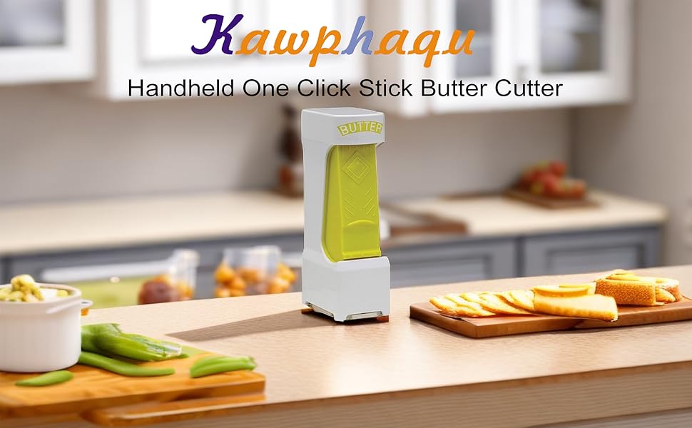 Kawphaqu Butter Cutter Stainless Steel Hand Held Butter