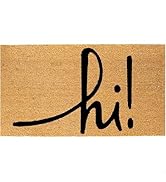 THEODORE MAGNUS Door Mat – Coir Doormat for Outdoor Entrance, Durable Welcome Mat with Non-Slip B...