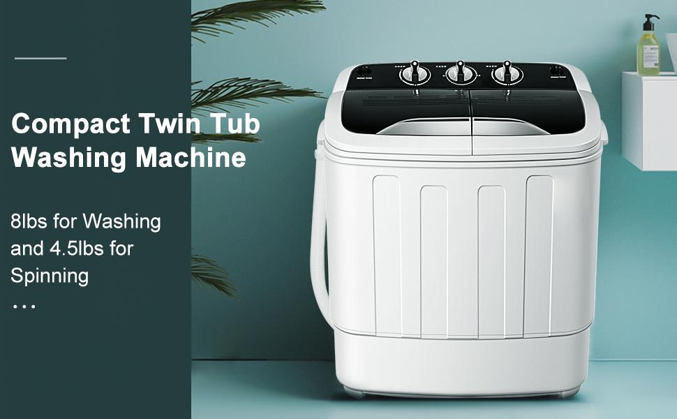 Washers & Dryers Dorms and RV Giantex Washing Machine Compact Washer