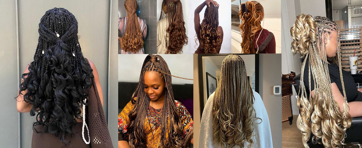 Artistic French Curl Braiding Hair Background Concept Artistic French Curl Braiding Hair Background Concept