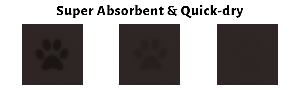 Pet Feeding Mat Absorbent Dog Food Mat No Stains Waterproof Dog Mat for Food and Water, Easy Clean Puppy Supplies Dog Accessories for Messy Drinkers(Blue-44x75 cm) 11 dog food mat