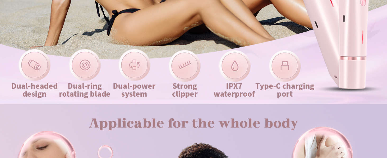 2 in 1 Electric Razor