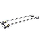 JEGS 71003 Roof Rack Cross Bar Set 52 in. [Aluminum]