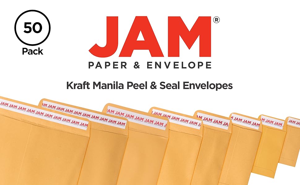 JAM PAPER 6 Coin Business Envelopes with Peel and Seal