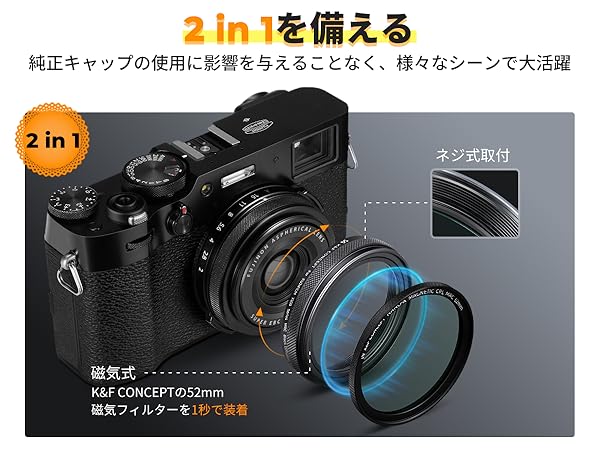 Amazon | K&F CONCEPT 1/4ブラックミスト ソフト効果 ソフト