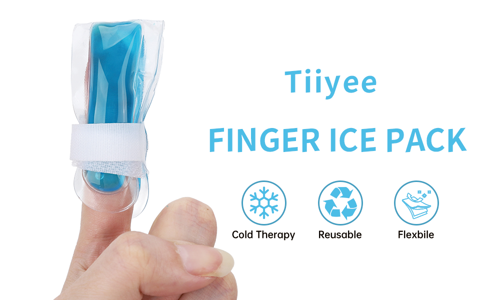 Cold Finger And Toe Gel Ice Packs, Sleeve Packs for Injuries Reusable Pain Relief Hot Therap