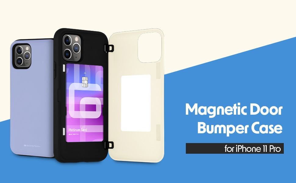 Amazon.co.jp: Goospery iPhone 11 Pro ケース 背面 カード 収納