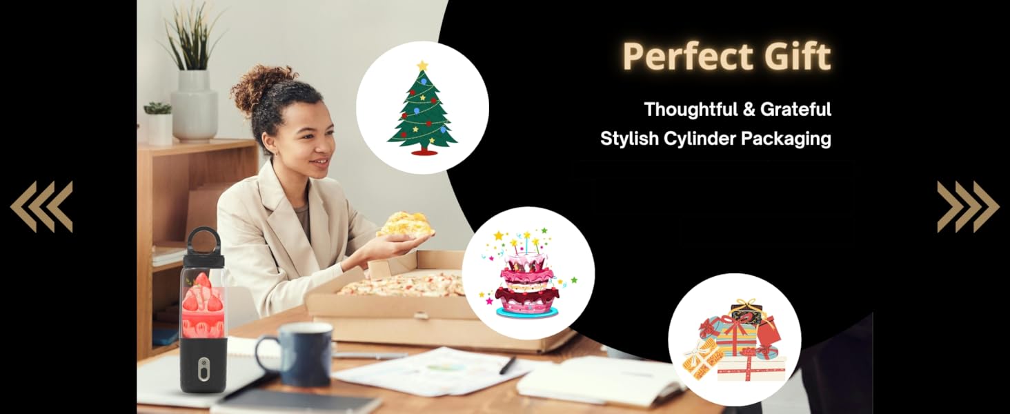 Perfect Gift Thoughtful & Grateful Stylish Cylinder Packaging