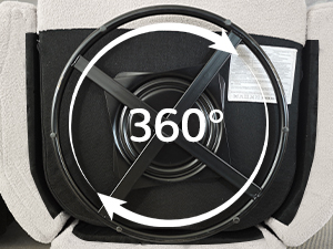 360° Swivel Metal Base