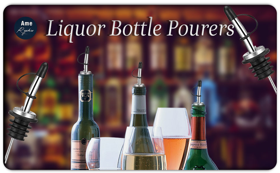 24 Pack Liquor Pourers Set [2023 UPGRADED] Stainless