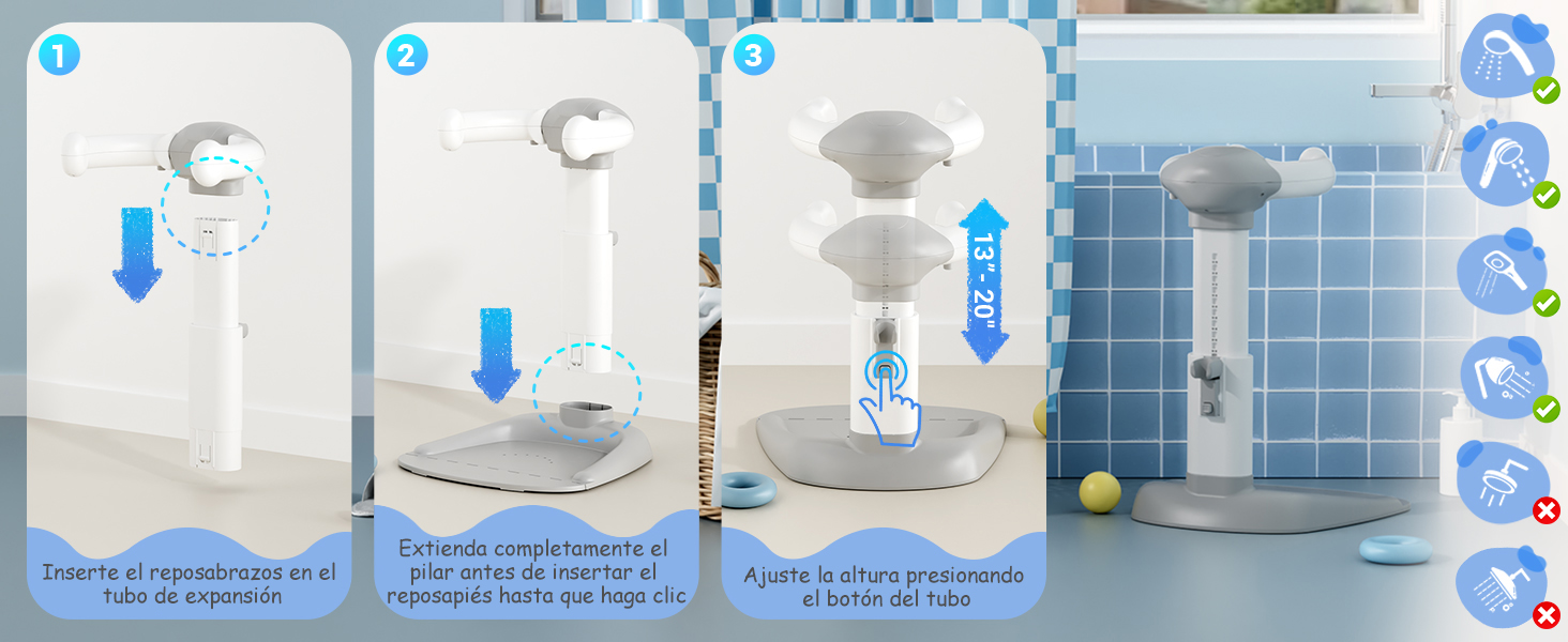 soporte para bañera bebe