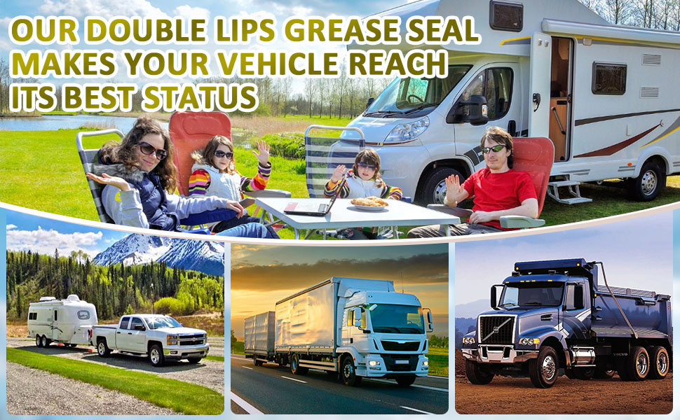 NOOTO 4 Pack 1036LOTOF4 Double Lip Grease Seal 2.25 x 3.