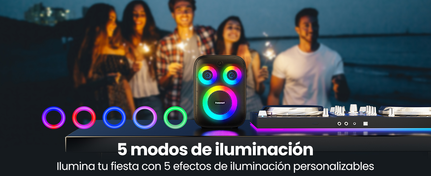 Smiley face light show