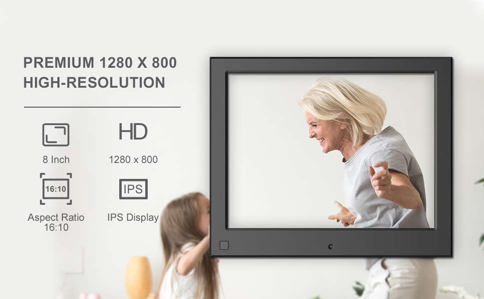 BSIMB WiFi Digital Picture Frame, Digital Photo Frame HD