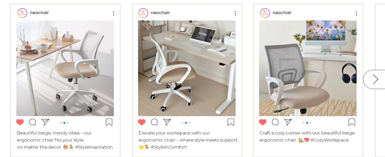 Computer chair with wheels, swivel, and armrests