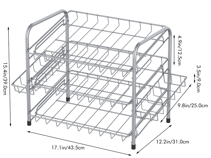 CADUKE Can Storage Rack 2 Pack, Can Storage Organizer Rack