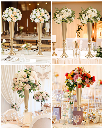 tall gold vases for centerpieces trumpet vases for centerpieces trumpet vase gold vases