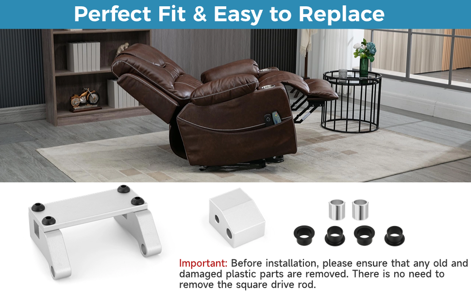 LaZBoy Recliner Replacement Parts, HeavyDuty Aluminum Alloy Drive Toggle & Clevis