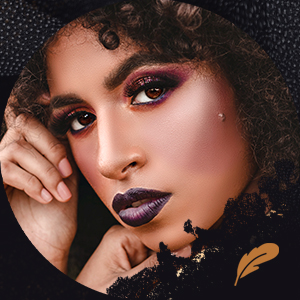 antique rose blush red coral black makeup putty radiance refillable compact bright 