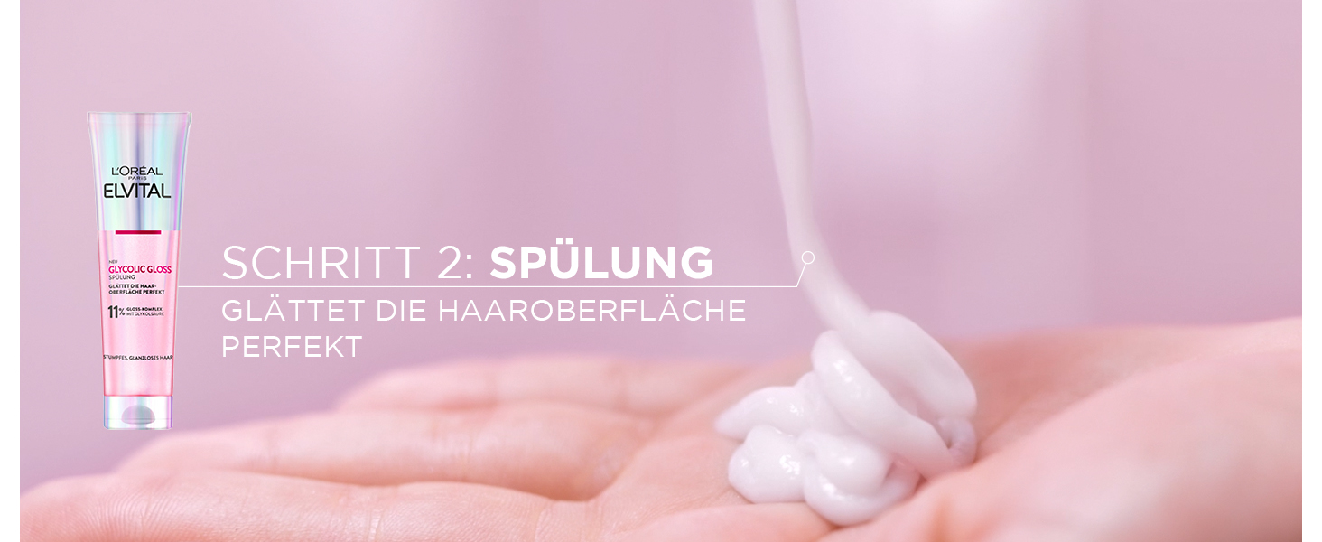 glycolic gloss conditioner macht die haaroberfläche geschmeidig