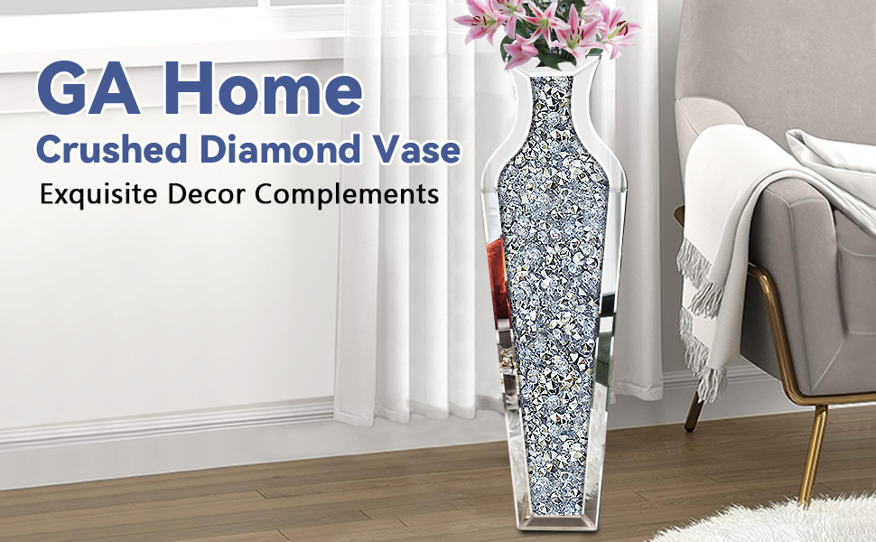 crush diamond vase