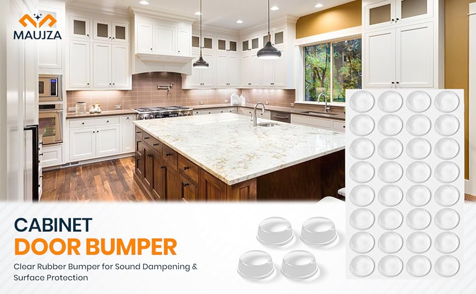 Door Bumpers 128 pcs for Sound Dampening and