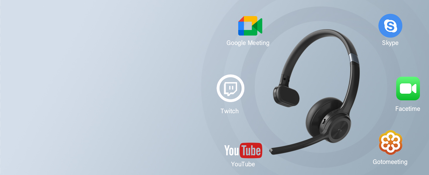 Bluetooth Headset mit Mikrofon