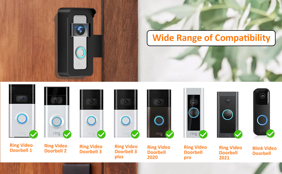 AutoSonic AntiTheft Mount Compatible with Ring and Blink Video