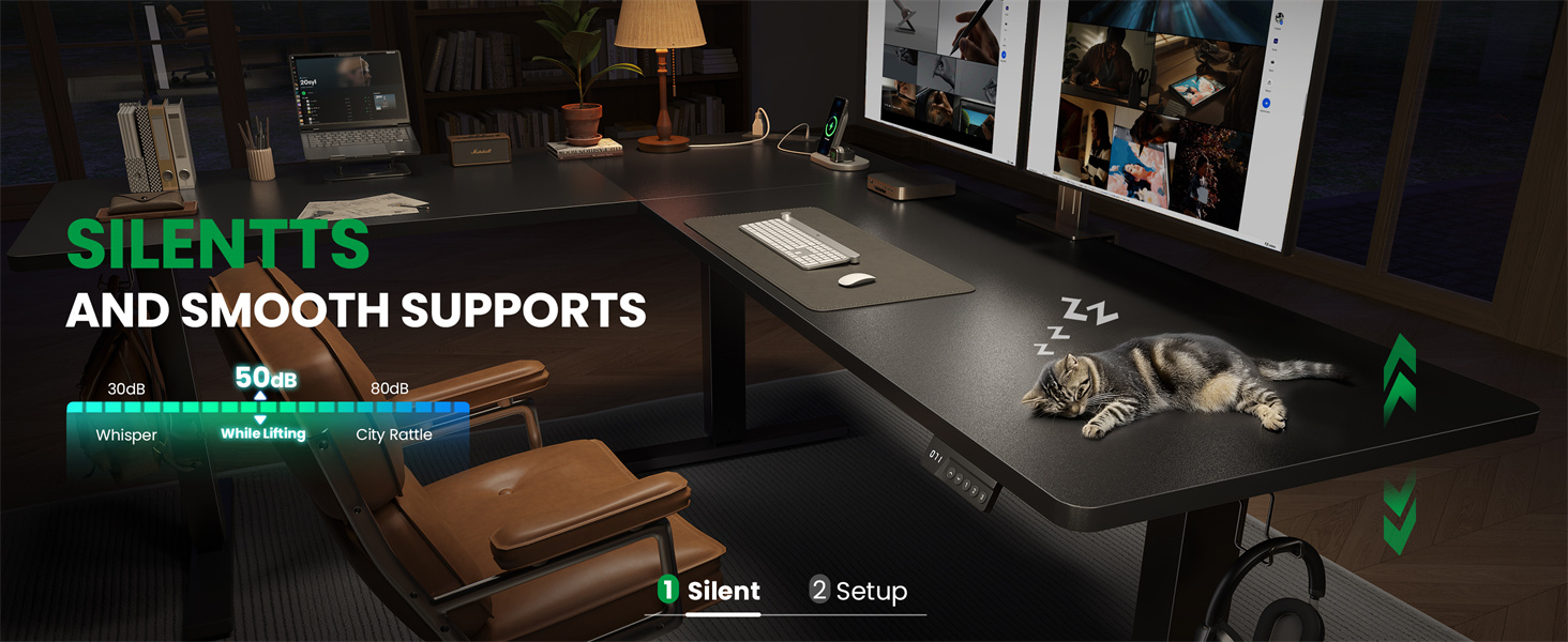 L Shaped Standing Desk