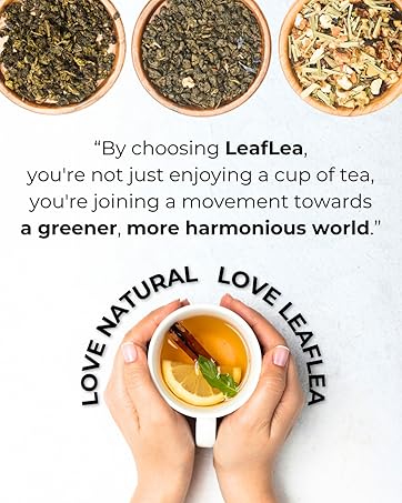 Embrace a healthier lifestyle with LeafLea’s diverse range of natural herbal teas.