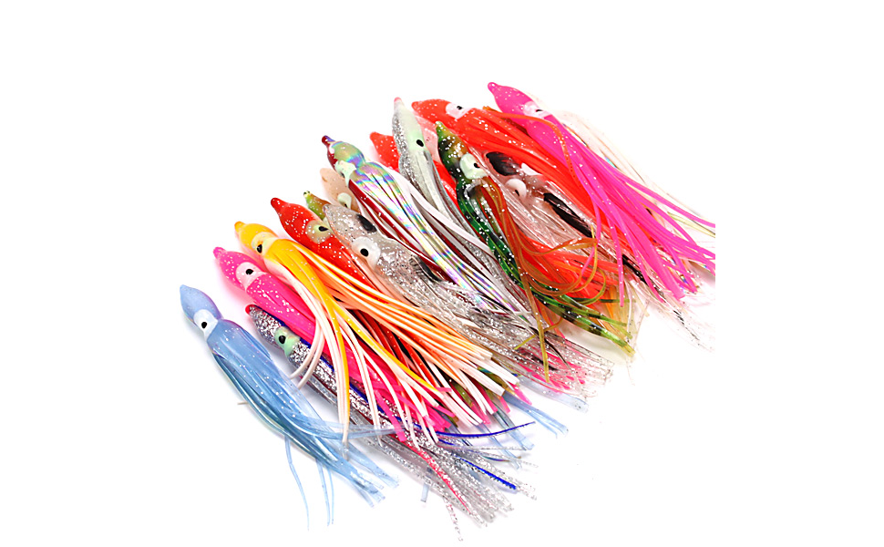 Amazon | Wellvie タコベイト ランダムカラー （10cm /20本
