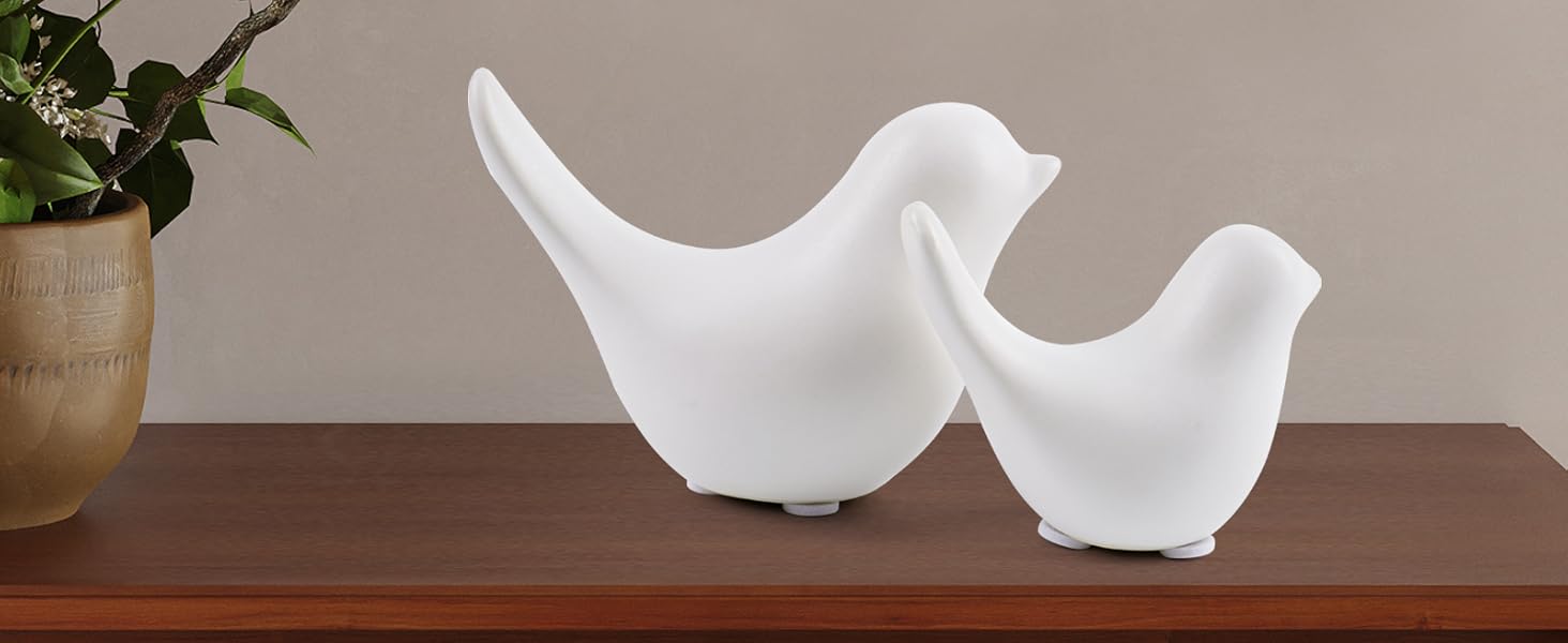 Small Birds Statues Home Decor