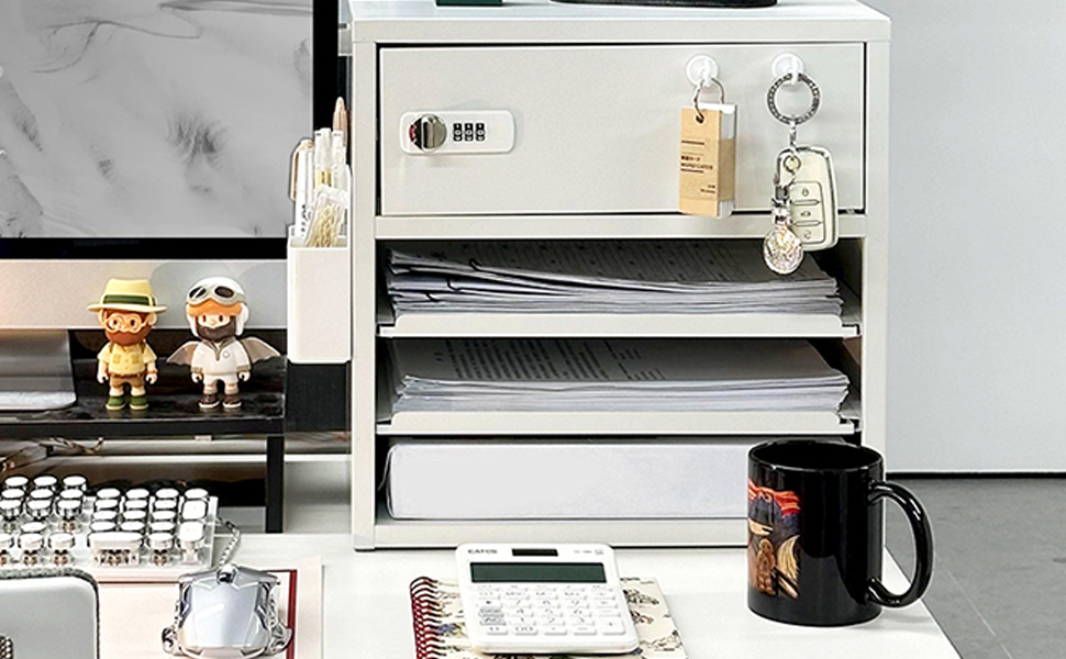 簡易金庫 保管庫 卓上収納ケース スチール製 雑貨 A4用紙対 Amazon.co.jp: SUKIZUKI 簡易金庫 保管庫 卓上収納ケース