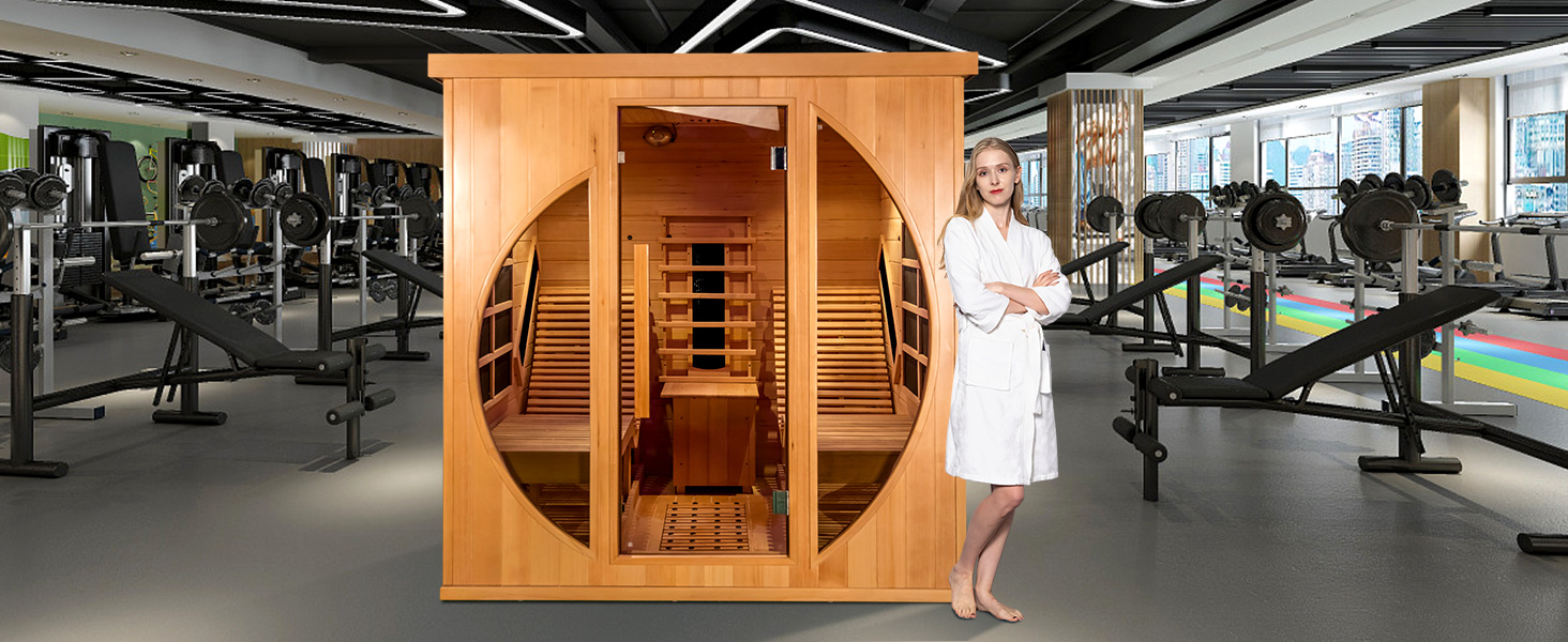 wooden sauna