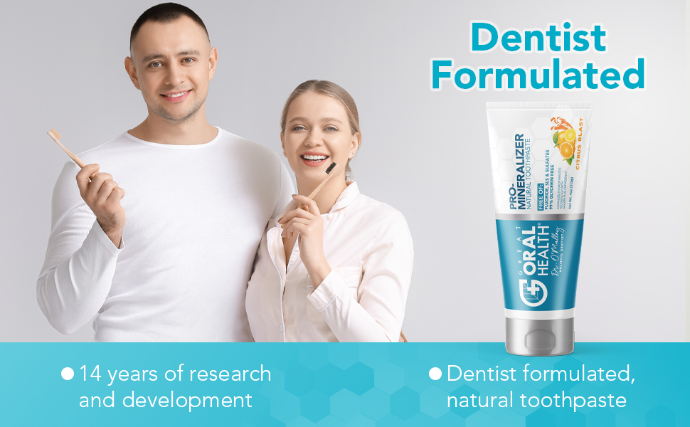 ProMineralizer Toothpaste Citrus Blast Nano Hydroxyapatite & Enamel