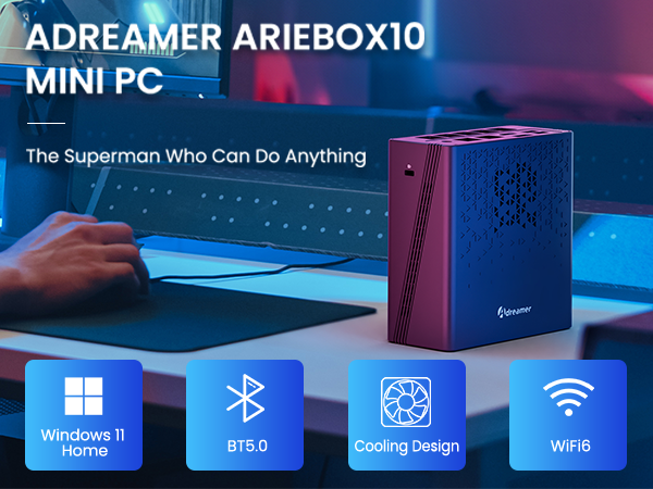 Amazon.com: ADREAMER Librabox10 Mini PC Windows 11, Intel