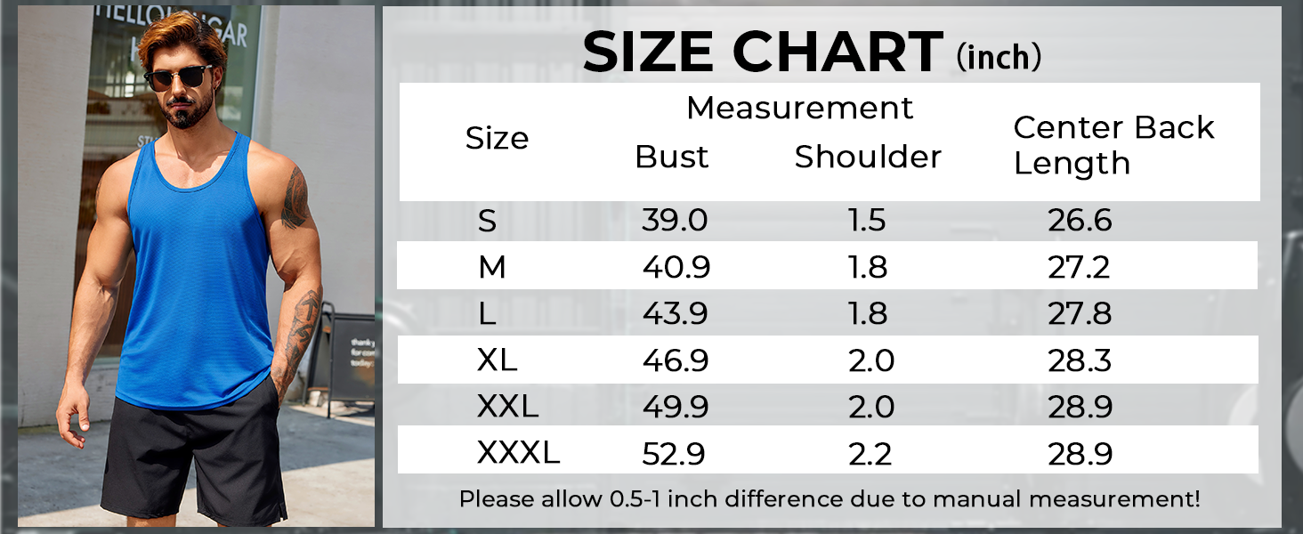 mens muscle tank top y back