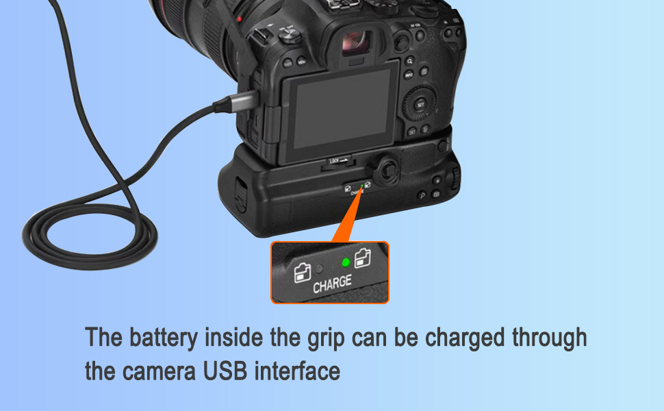 BG-R10 Battery Grip for Canon EOS R5 R5C R6 R6 Mark II Cameras ...