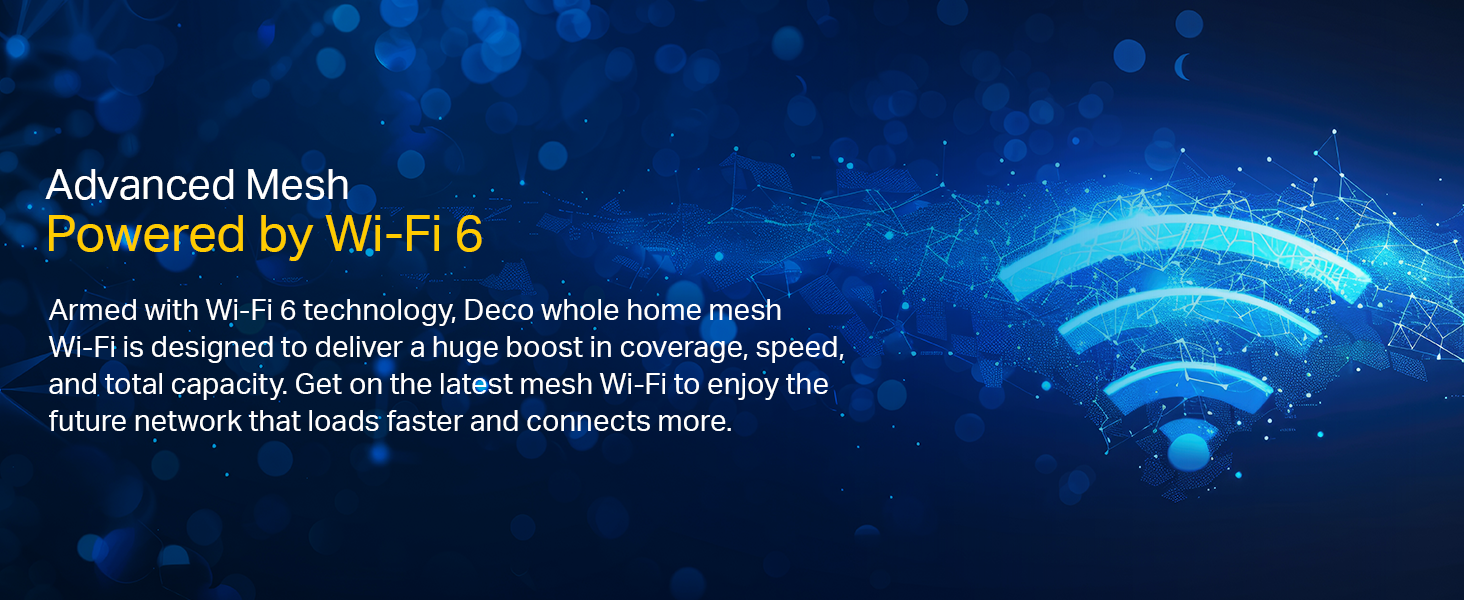Deco X20(1-pack) AX1800 Whole Home Mesh Wi-Fi 6 System