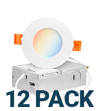 るいーだ PARMIDA (6 Pack) 5/6 Inch 5CCT LED Recessed Lighting
