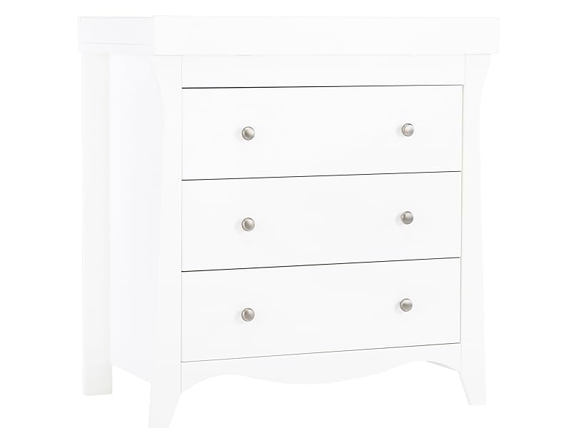 Clara Baby Changing Unit with Drawers 2in1 Dresser & Changing Table