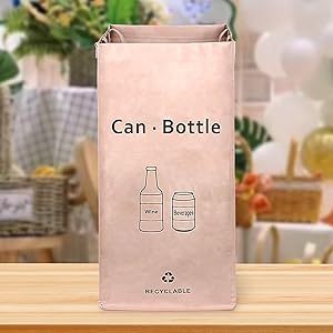 Large Capacity recycling bags for sorting waste bin at home kitchen