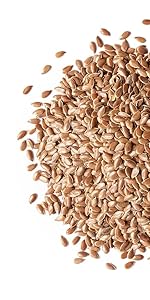 Organic Brown Whole Flax Seeds by food to live