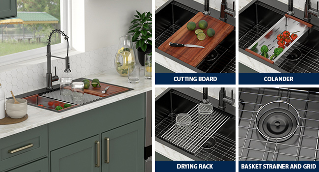 stainless steel kitchen sink