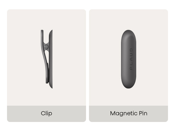 PLAUD NotePin アクセサリーキット Amazon.com: Replacement Magnetic Clip and Pin Attachments