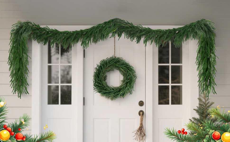 Artificial Norfolk Pine Garland